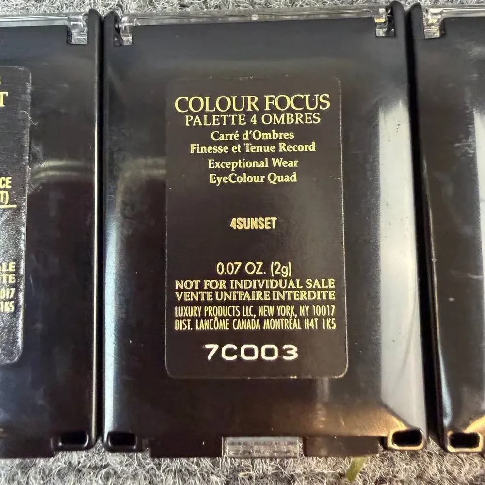 Vintage Lancome Colour Focus Eyeshadow Quad Set of 4 Discontinued TRAVEL SIZE